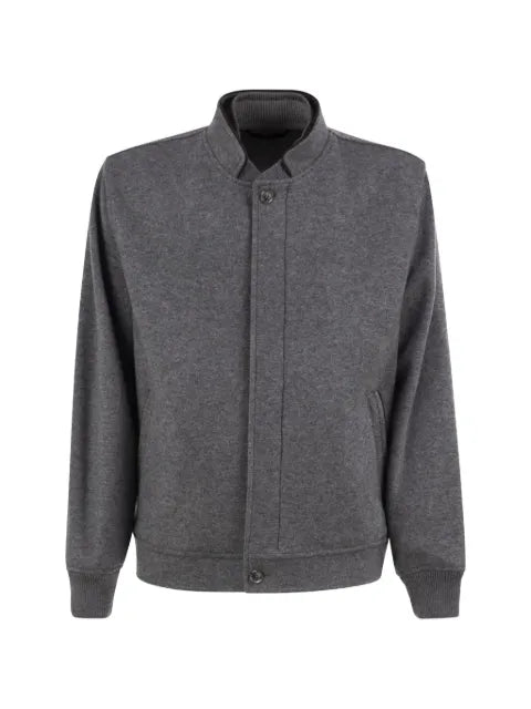 Fedeli Adrian stand-collar bomber jacket
