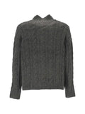 KEELING cable-knit mock-neck sweater