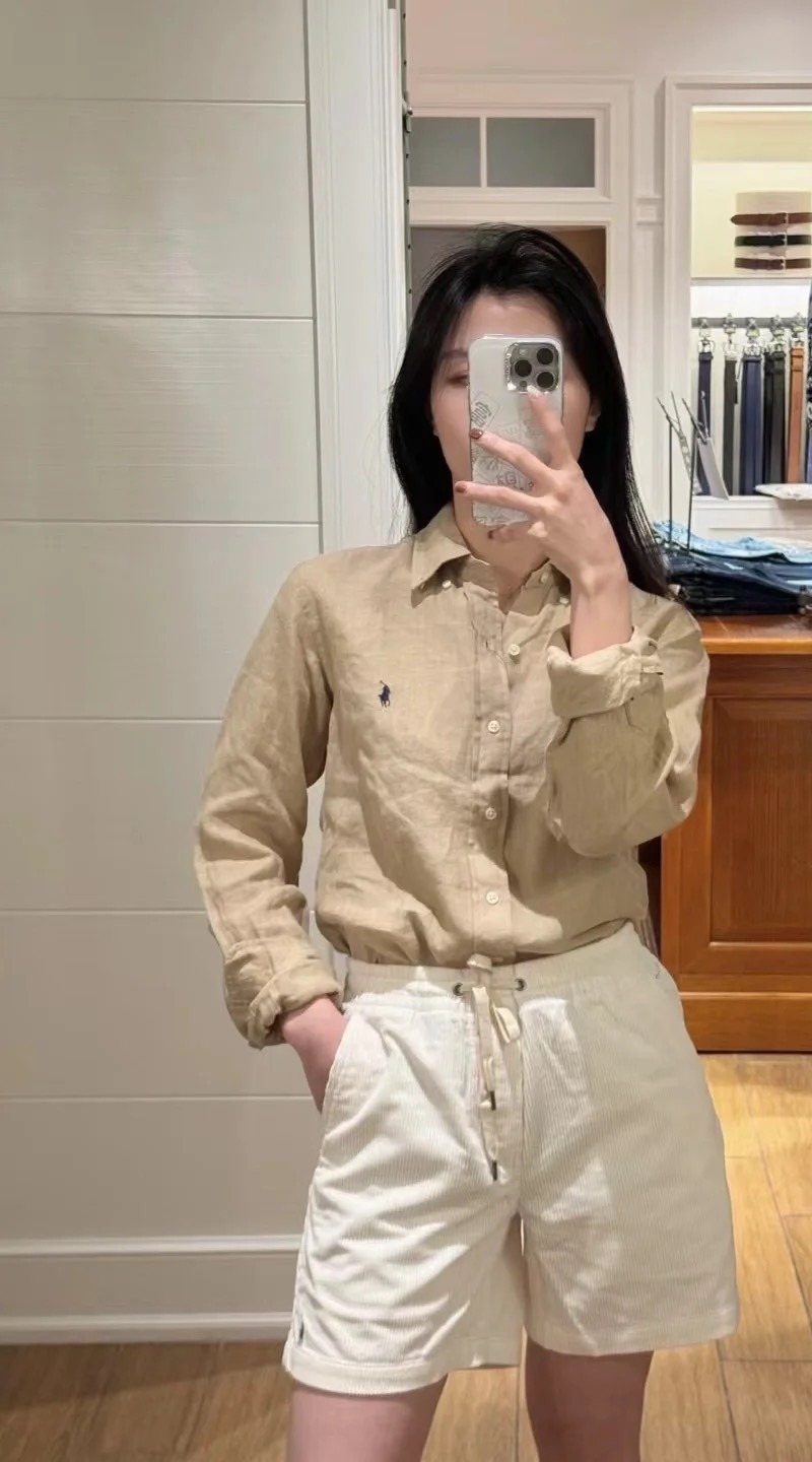 Ralph Lauren Cotton Corduroy Drawstring Shorts